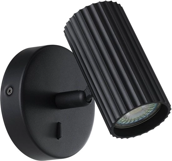 Opbouwspot Portillo enkel zwart