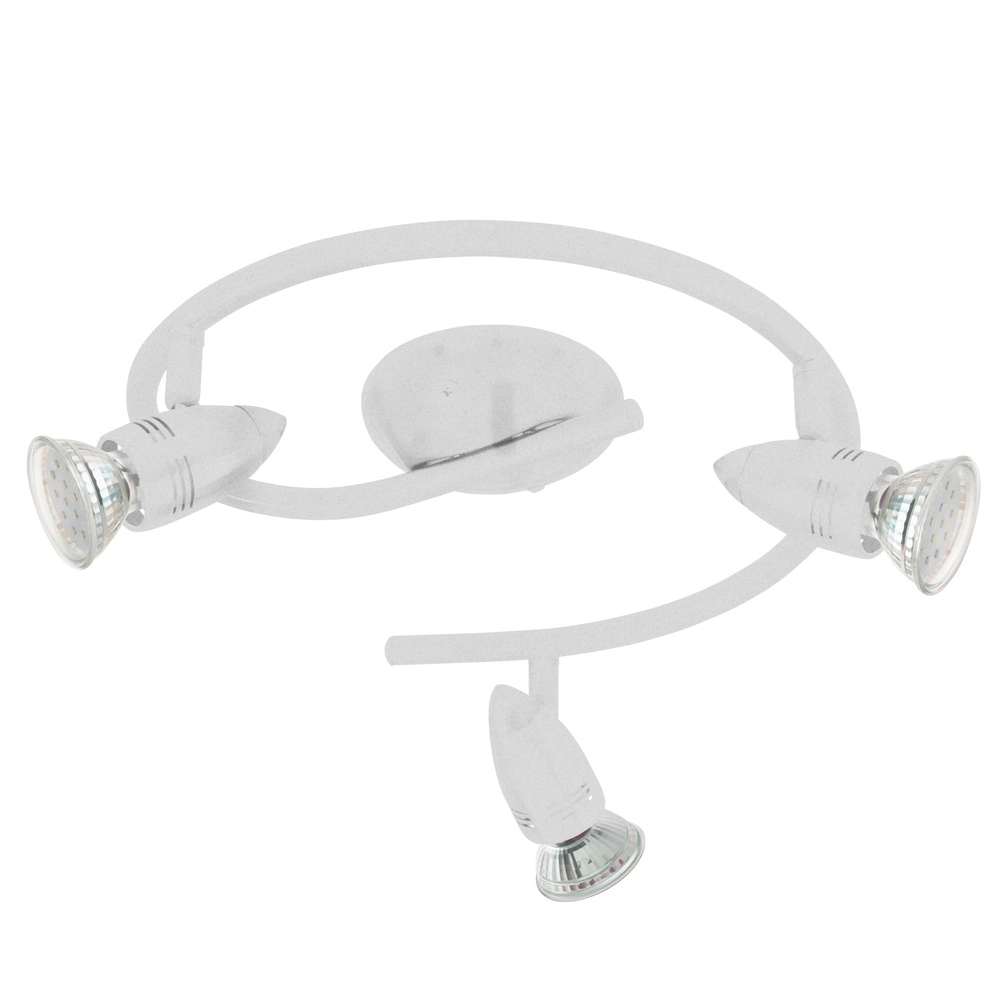 Opbouwspot Magnum-Led 3-lichts wit