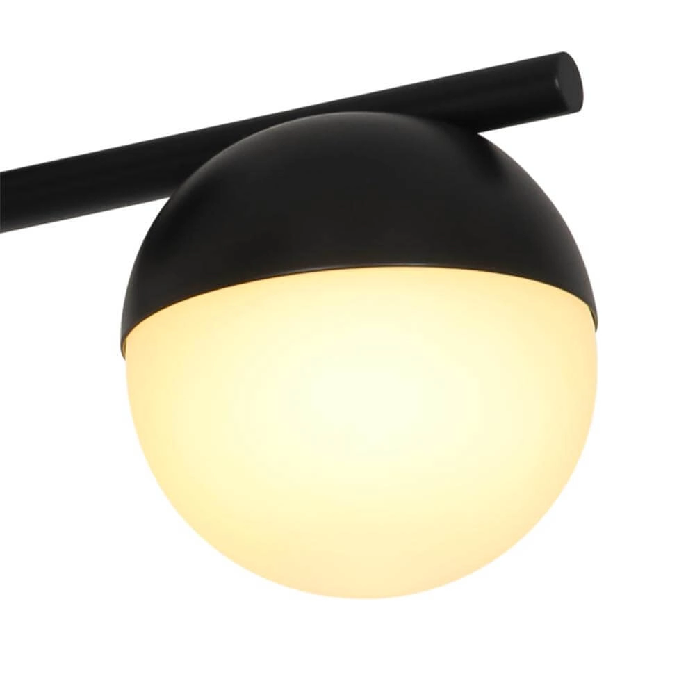 Zwarte plafondlamp Contina design 3-lichts Nordlux 5704924024306