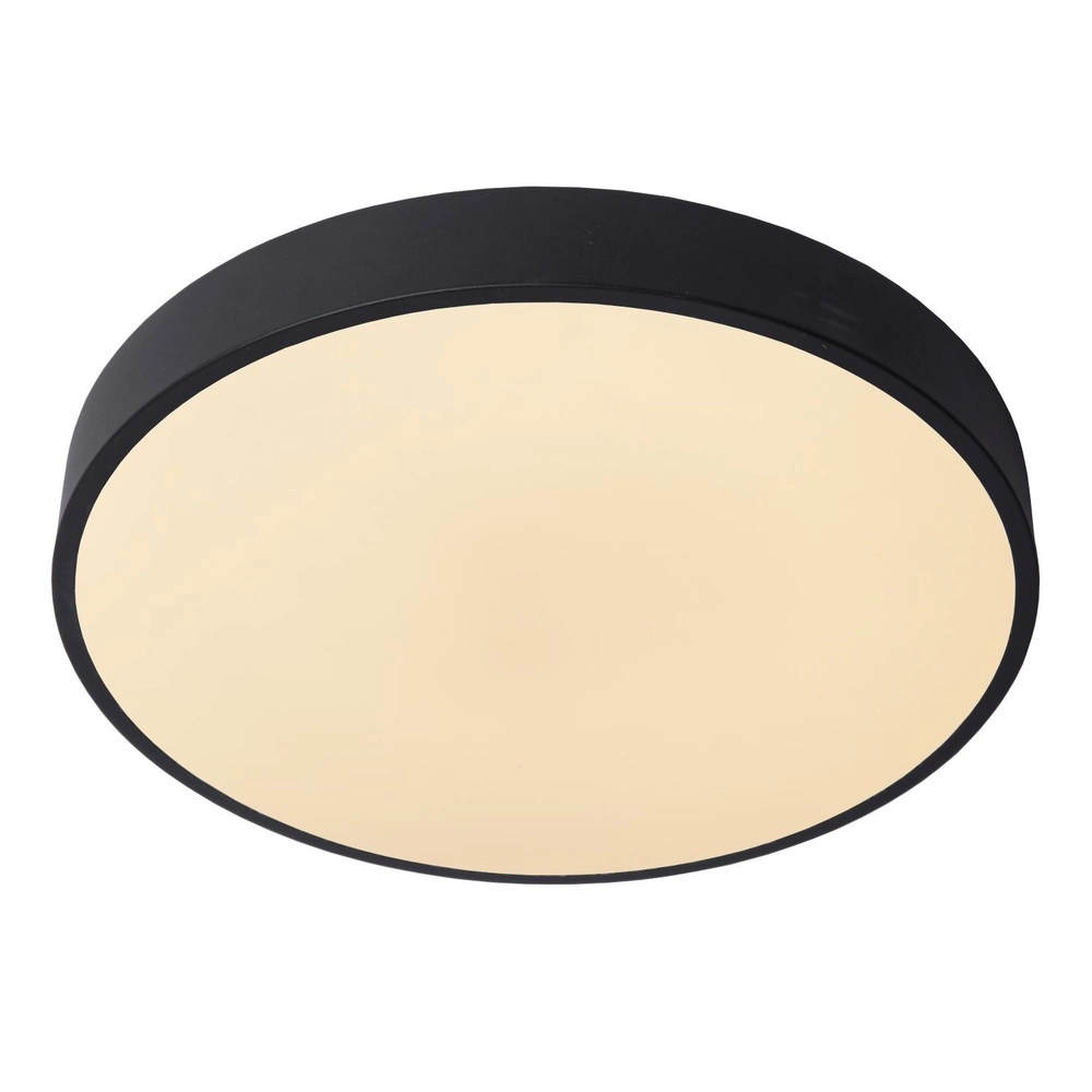 Plafonniere Unar Ø 39,5cm - 2700K - zwart Lucide 5411212791894