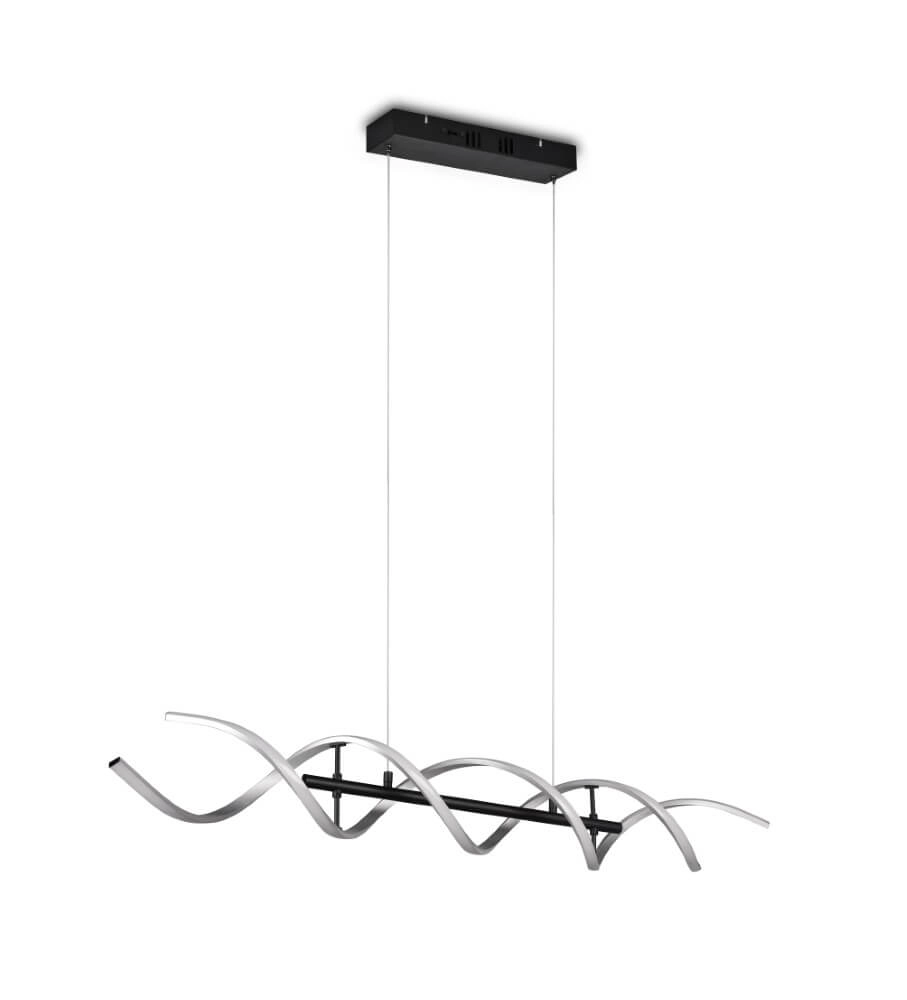 Design led hanglamp Sequence geborsteld metaal Trio 4017807540710