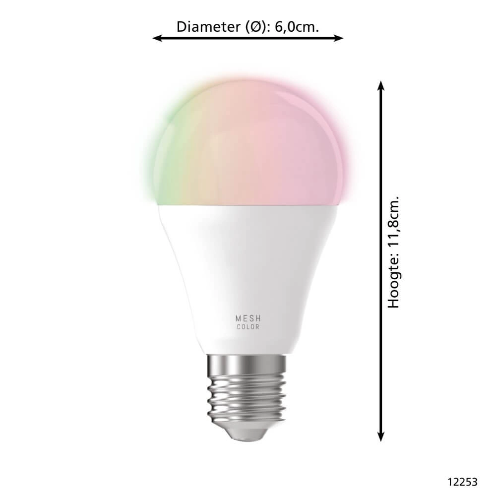 Led lampenbol Zigbee - E27 - 9 watt - 2700-6500K - A60 Eglo 9002759122539