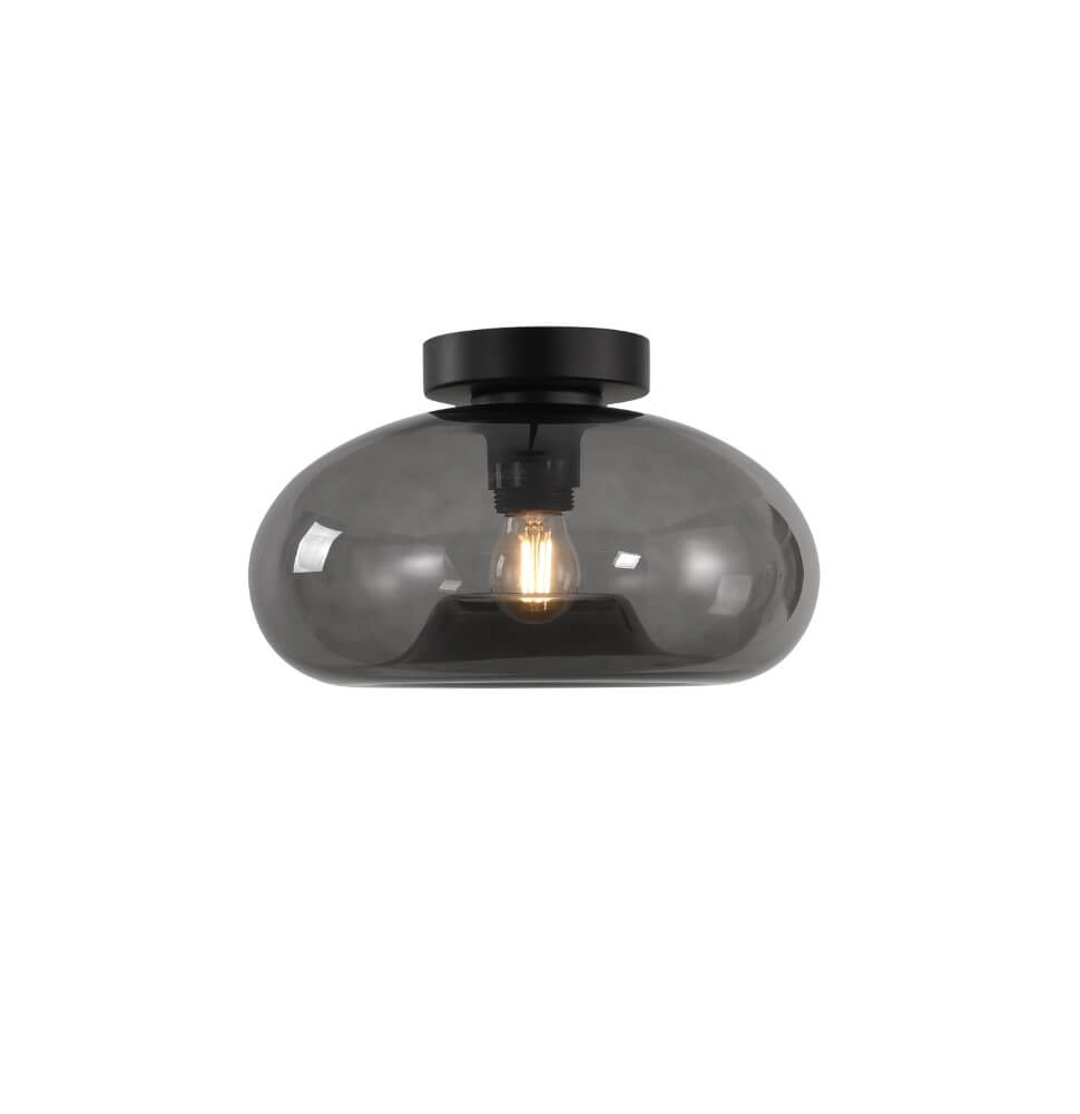 Plafondlamp Paradise grijs glas