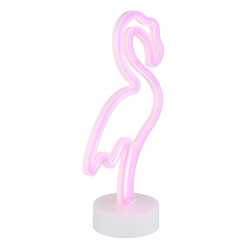 Tafellampje Flamingo neon