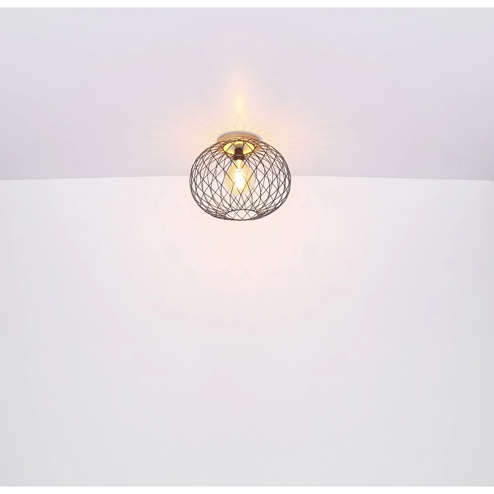 Wandlamp Lacky zwart Globo 9007371429356