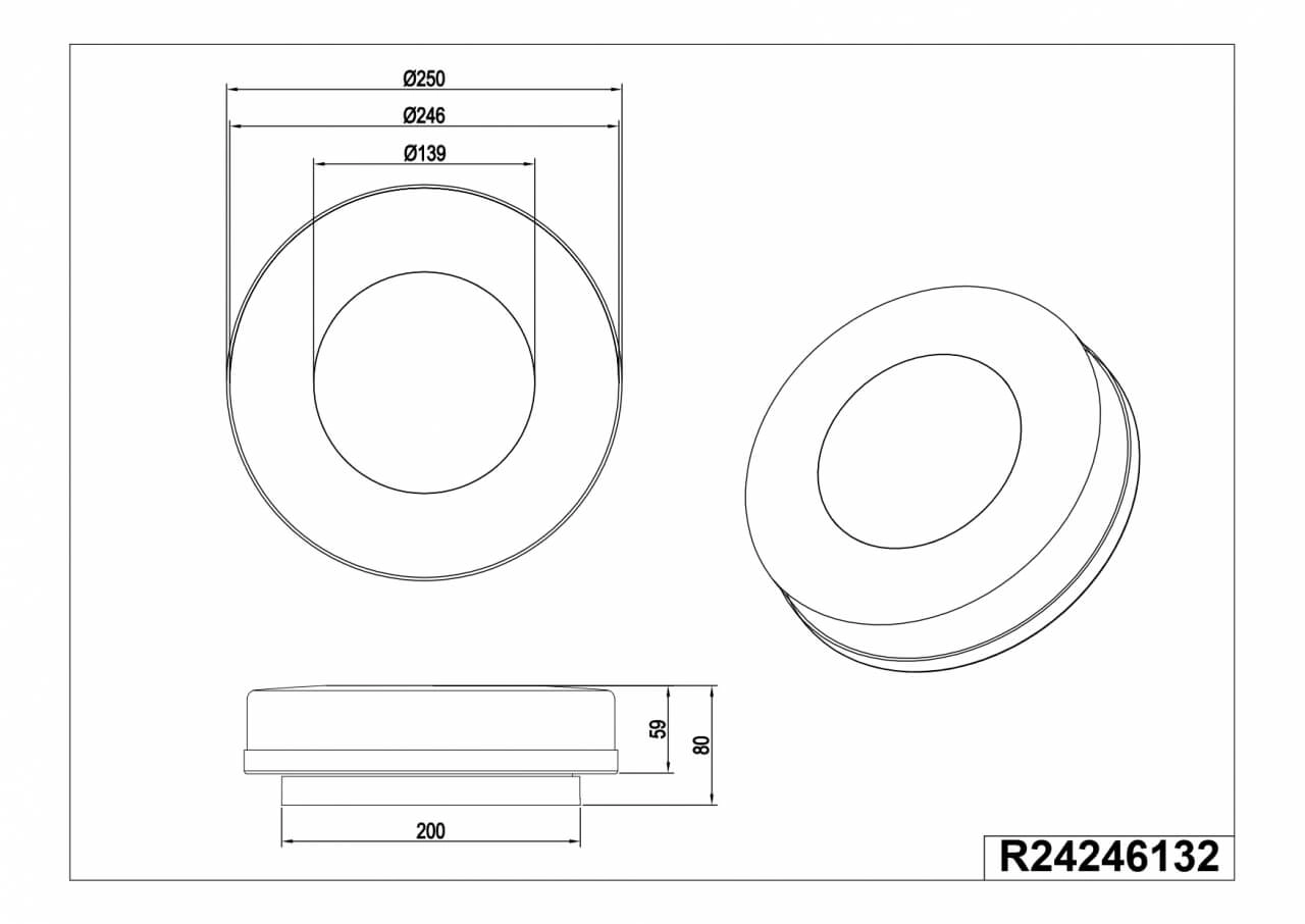 Wandlamp Morena zwart Trio 4017807564167