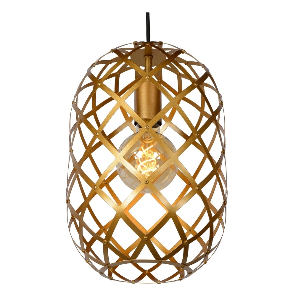 3-lichts hanglamp Wolfram goud Lucide 5411212211453