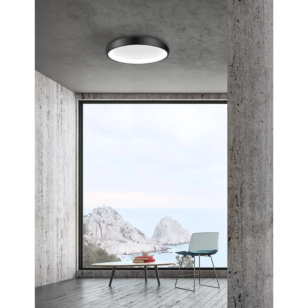 Plafondlamp Albi zwart Ø 61cm Plafondlamp Albi zwart Ø 61cm