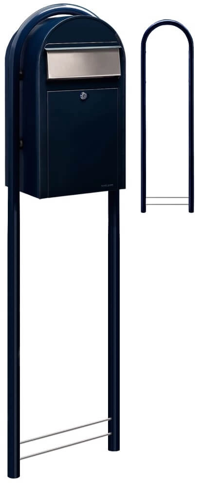 Brievenbus Grande 5004 i Zwartblauw Bobi 6417237033291