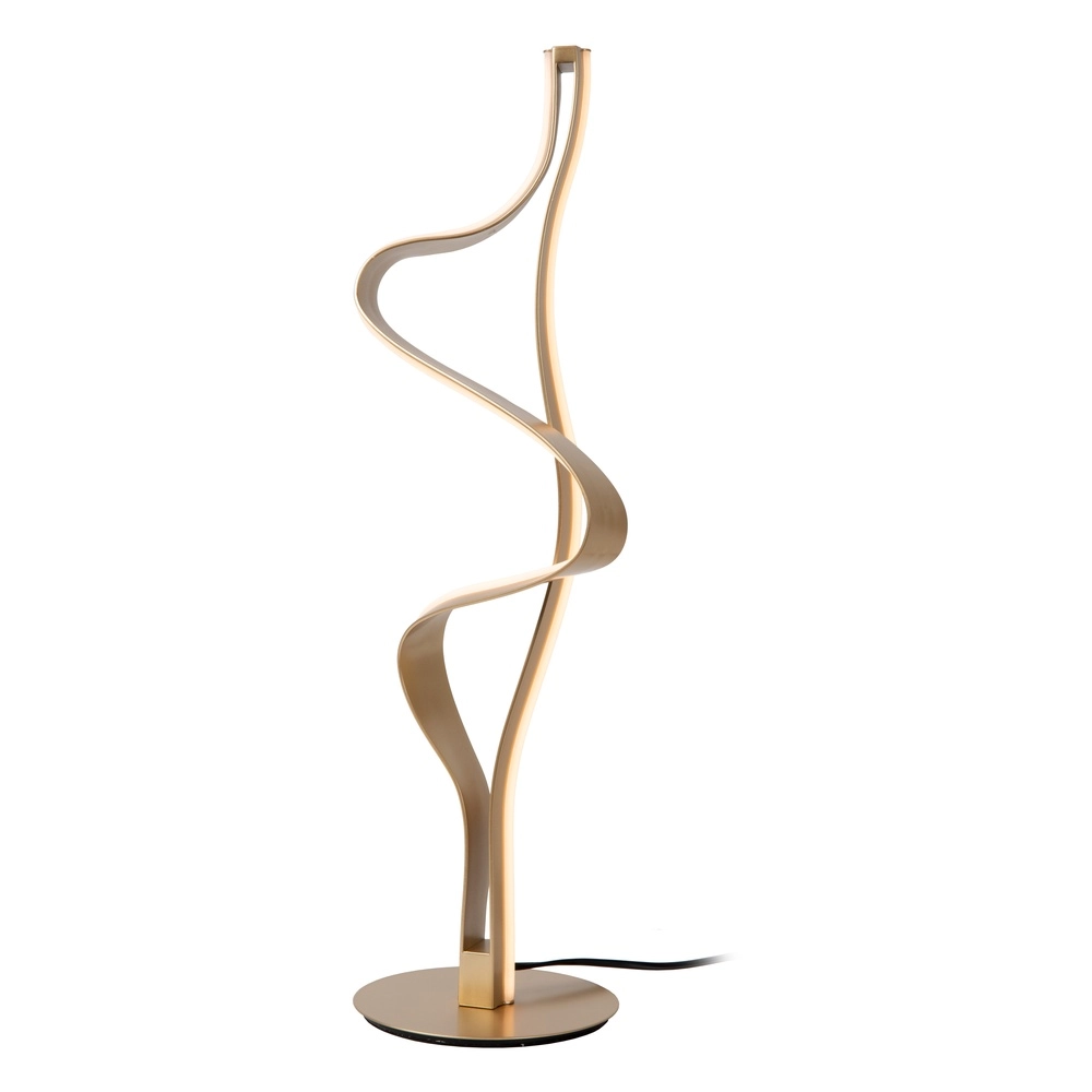 Tafellamp Lambada krul goud Premium by Lucide 5411212520876