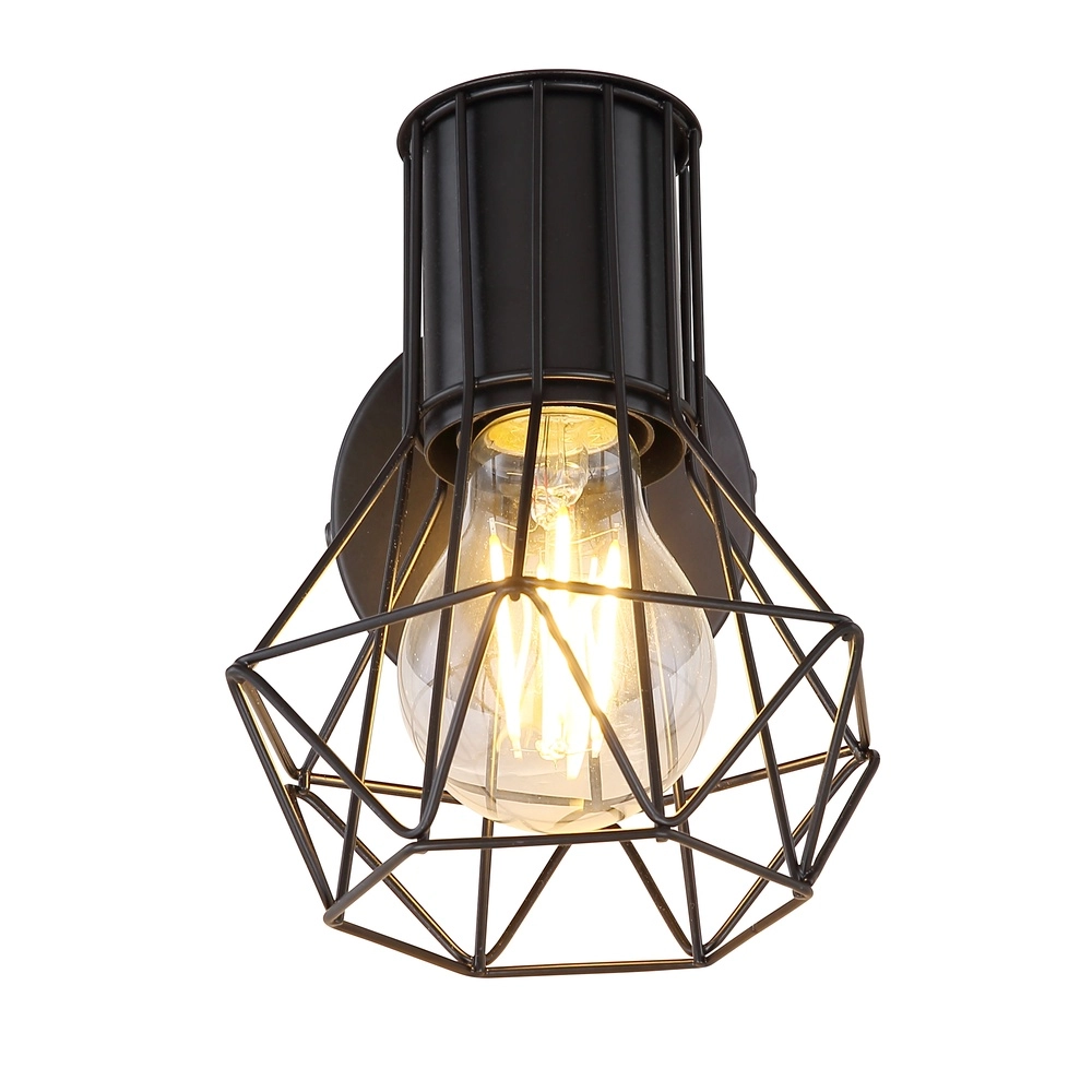 Wandlamp Priska zwart Globo 9007371412167