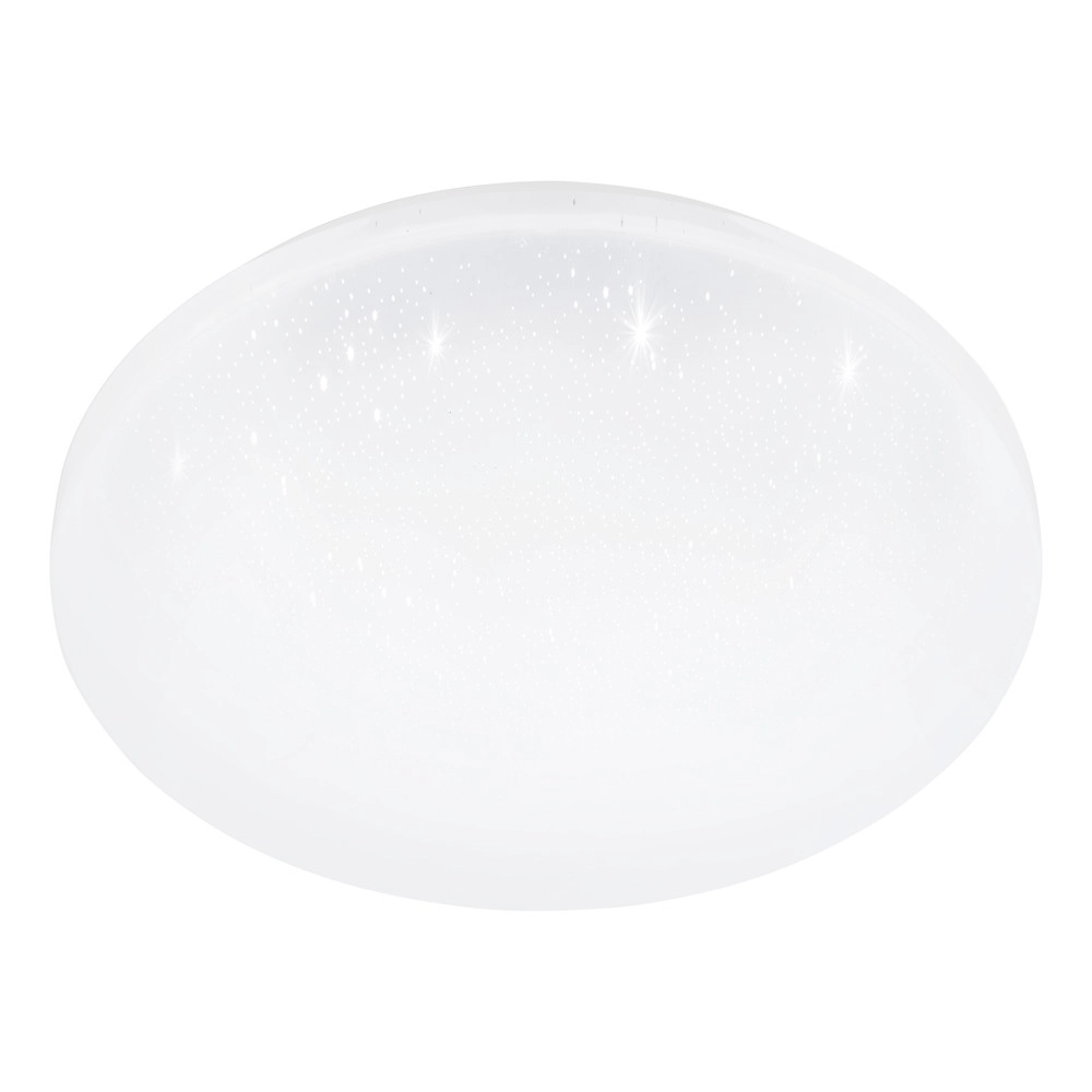 Plafondlamp Frania-Ip wit Ø 31cm kristaleffect