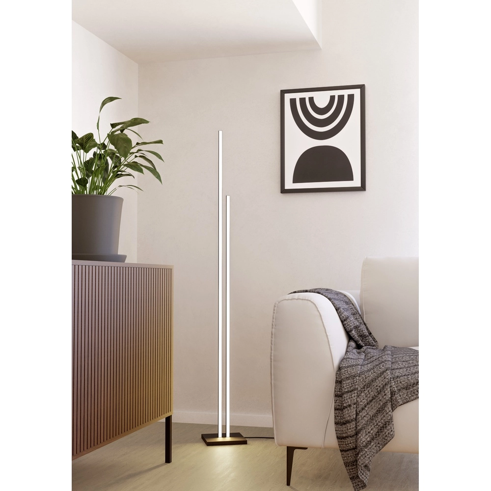 Moderne vloerlamp Cannigiona zwart Eglo 9002759312343