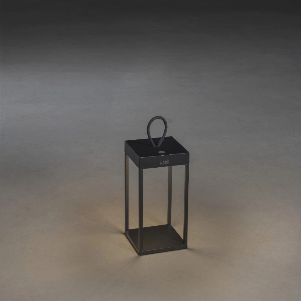 Zwarte tafellamp Ravello oplaadbaar KonstSmide 7318307811759