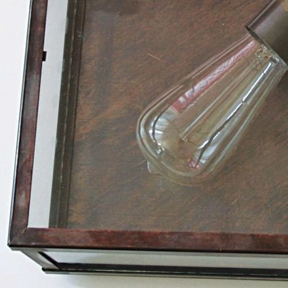 Buiten plafondlamp antiek Vitre 1L 25cm Authentage 8716803505360