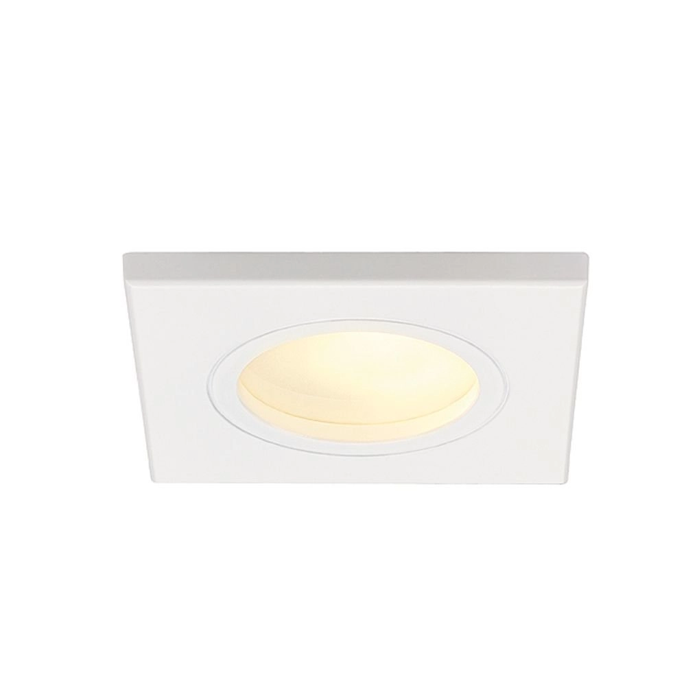 Inbouwspot Dolix Out GU10 Square voor buiten wit