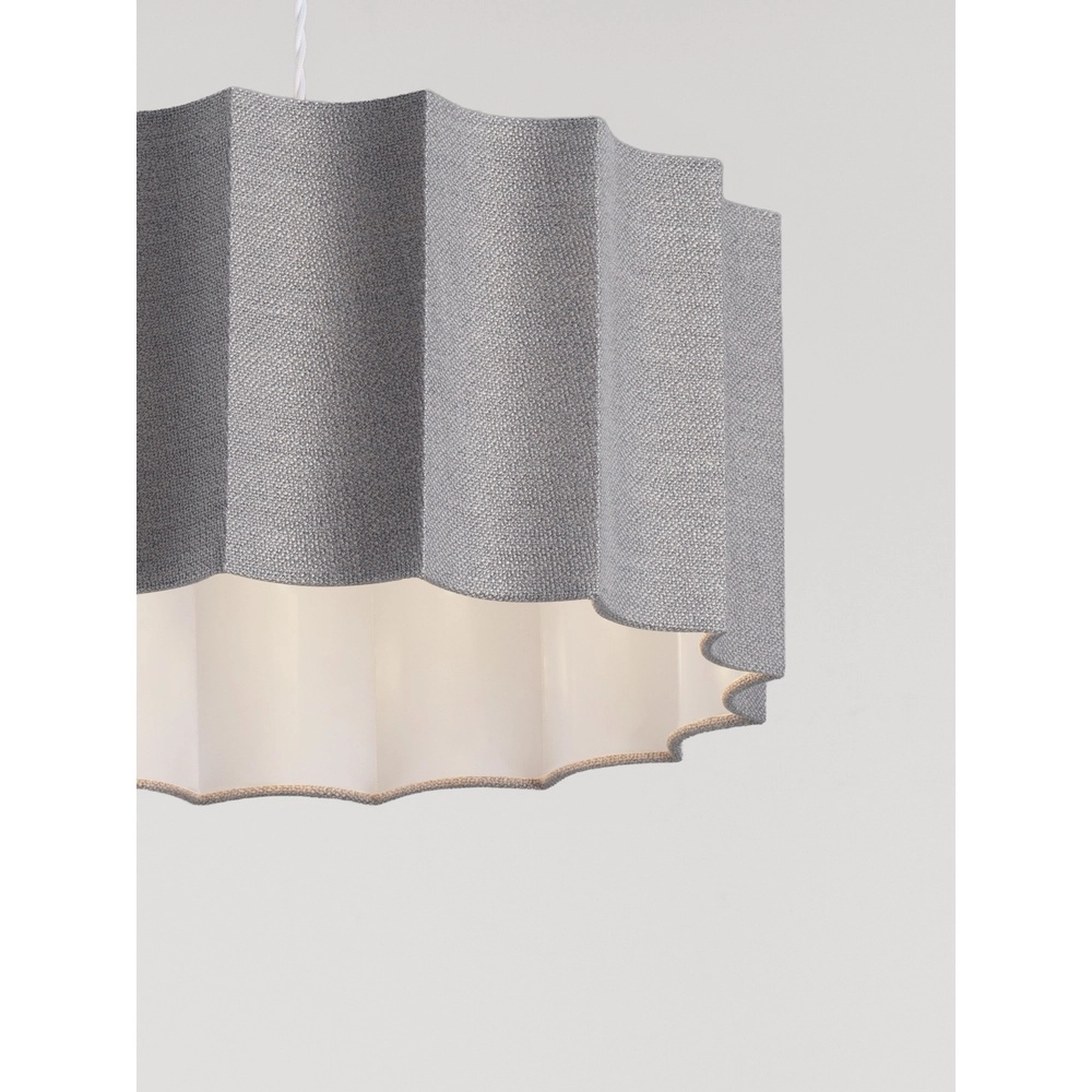 Design hanglamp Alve grijs Ø 45cm Lyora 5212017493668