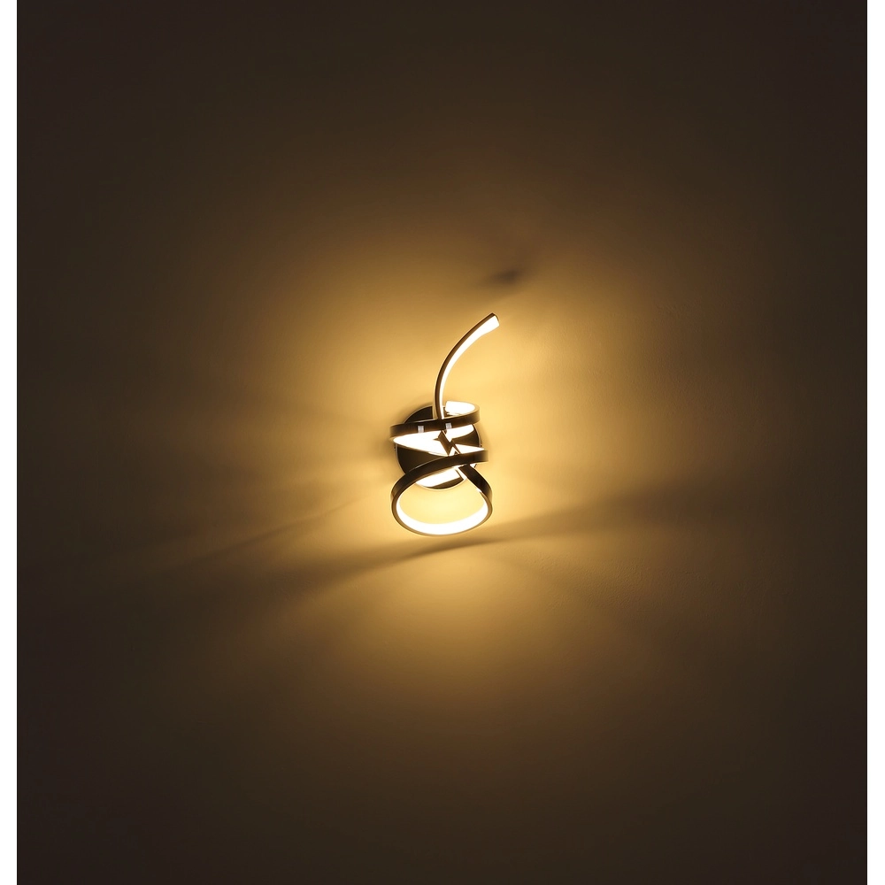 Krul wandlamp Iduna goud Globo 9007371510429