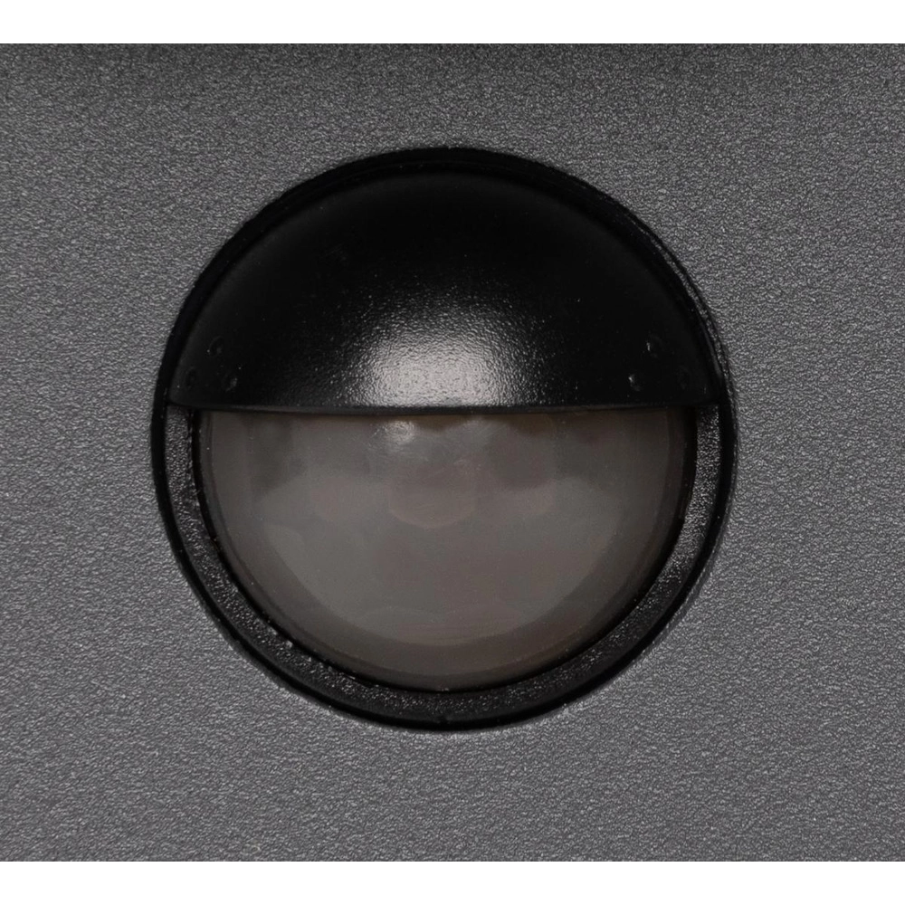 Wandspot Flatt zwart met sensor SLV 4024163306461