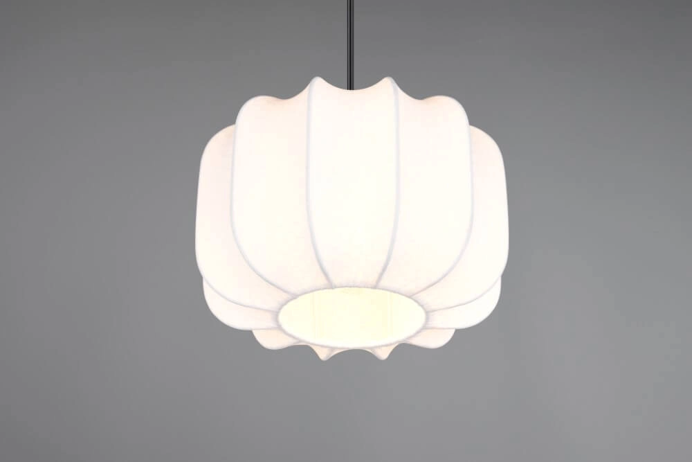 Witte design hanglamp Madleine Ø 25cm Trio 4017807637465