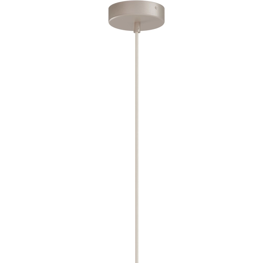 Hanglamp Lisbourg beige terra met beige grey kap Masterlight
