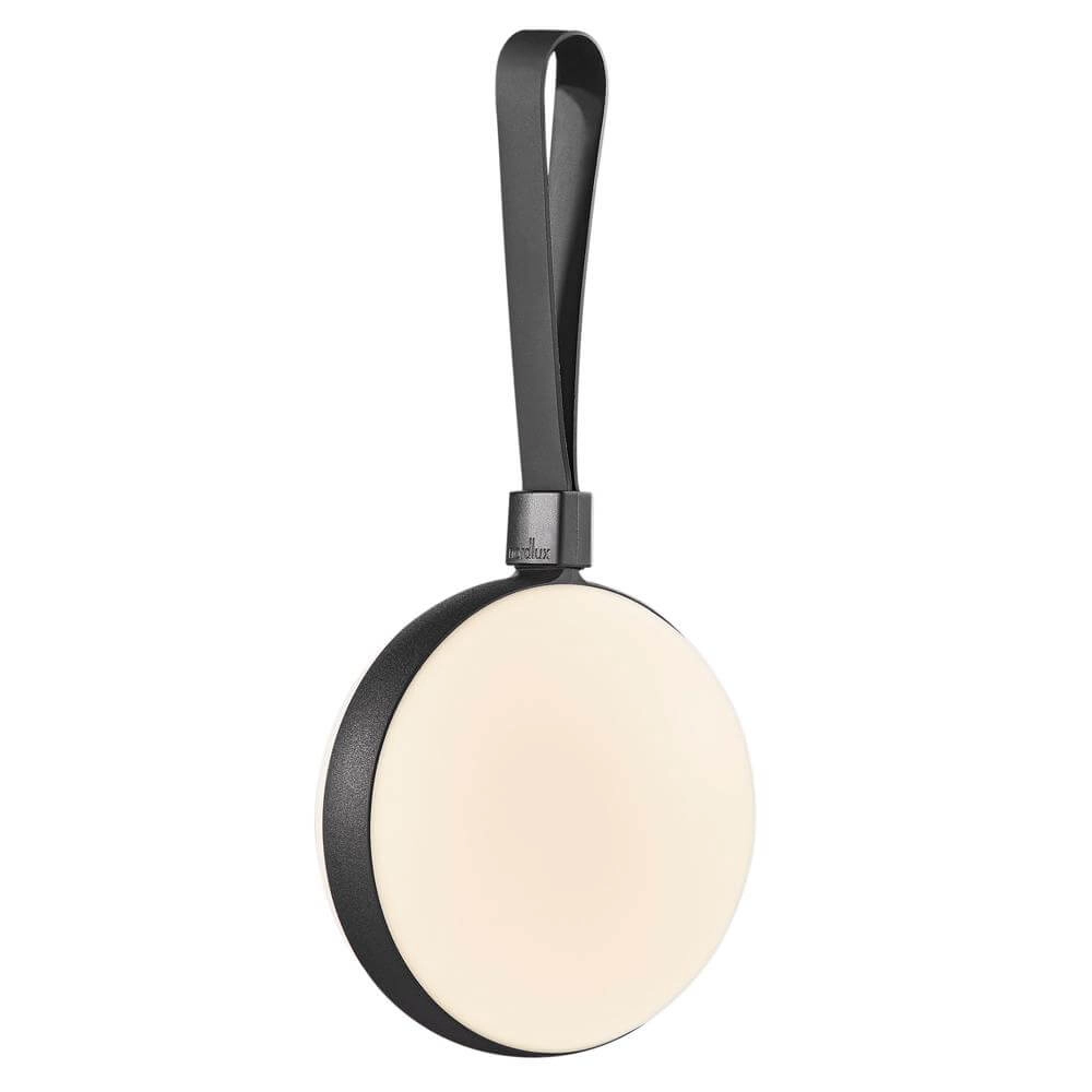 Strak tafellampje Bring To-Go zwart Ø 12cm Strak tafellampje Bring To-Go zwart Ø 12cm