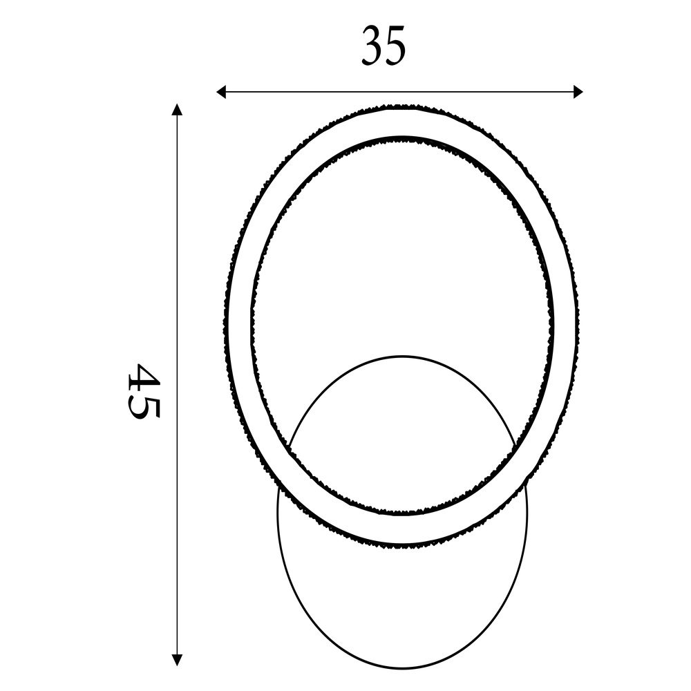 Plafondlamp Specs champagne enkel Searchlight 5053423300955