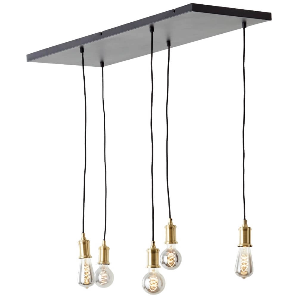 Hanglamp Darcia met 5 pendels
