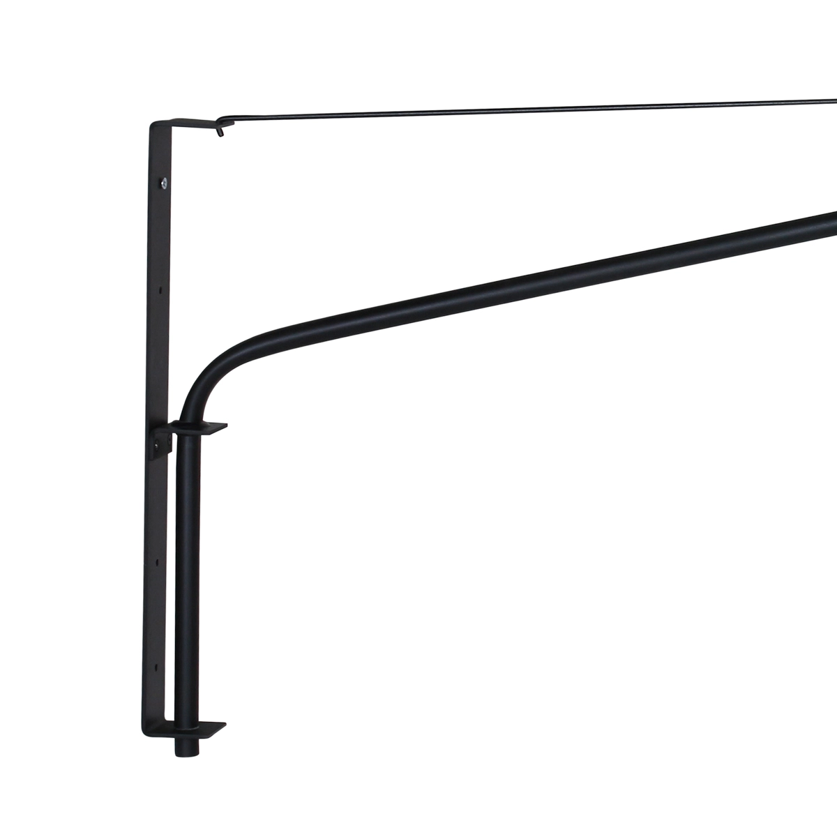 Wandlamp Elegant Classy 50cm zwart met taupe velourse kap Steinhauer 8712746146042