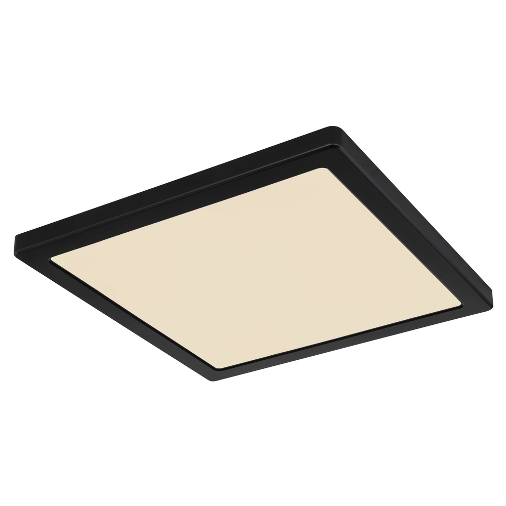 Design plafonniere Lasse vierkant zwart 29,1cm