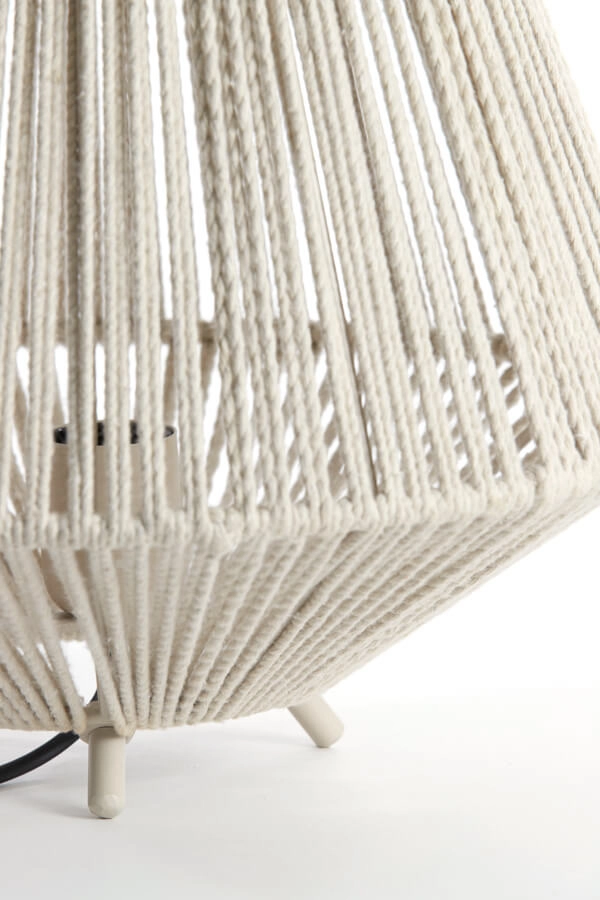 Tafellamp japandi Felida Ø 35cm crème Light & Living 8717807711917