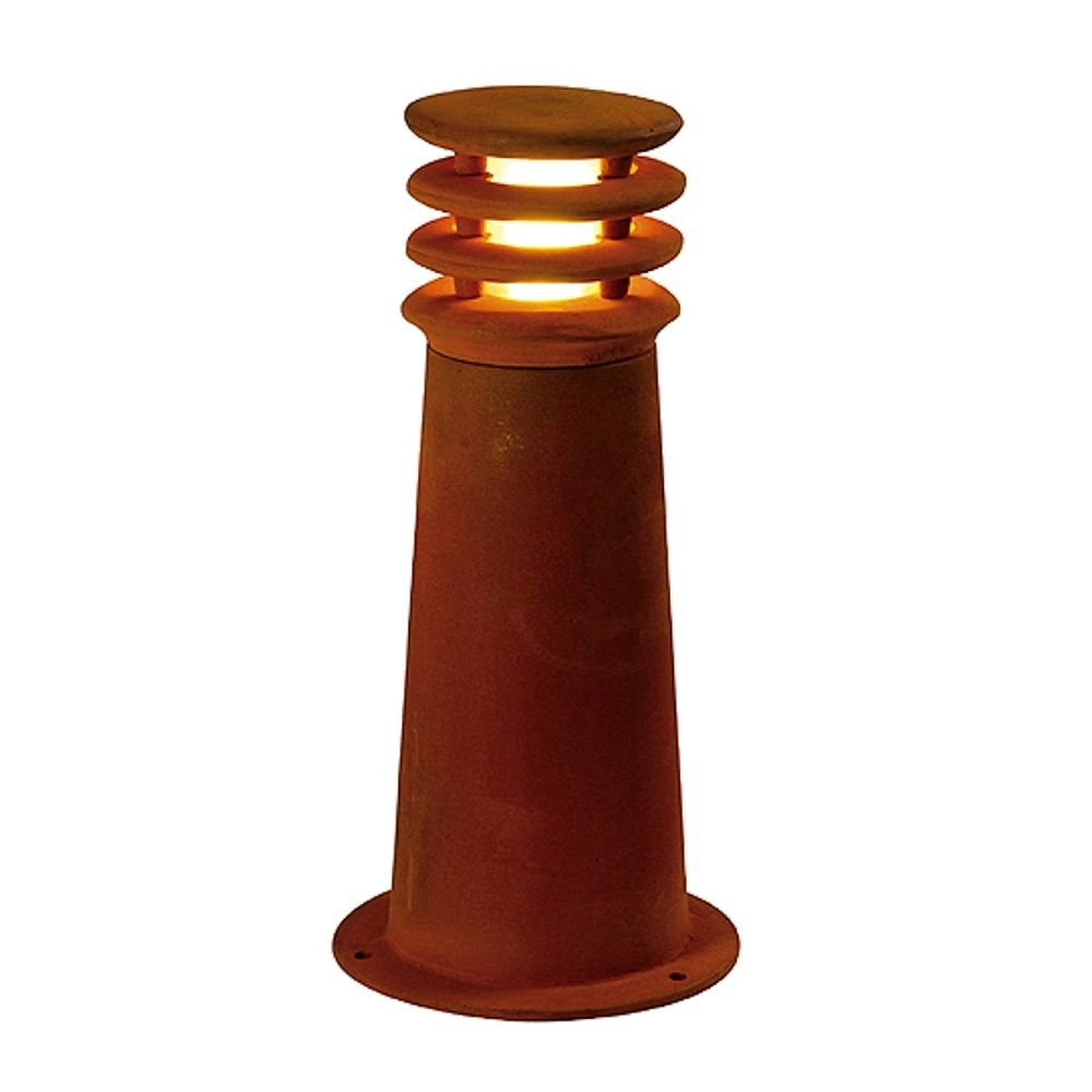 Unieke roestige buitenlamp Rusty 40 rond