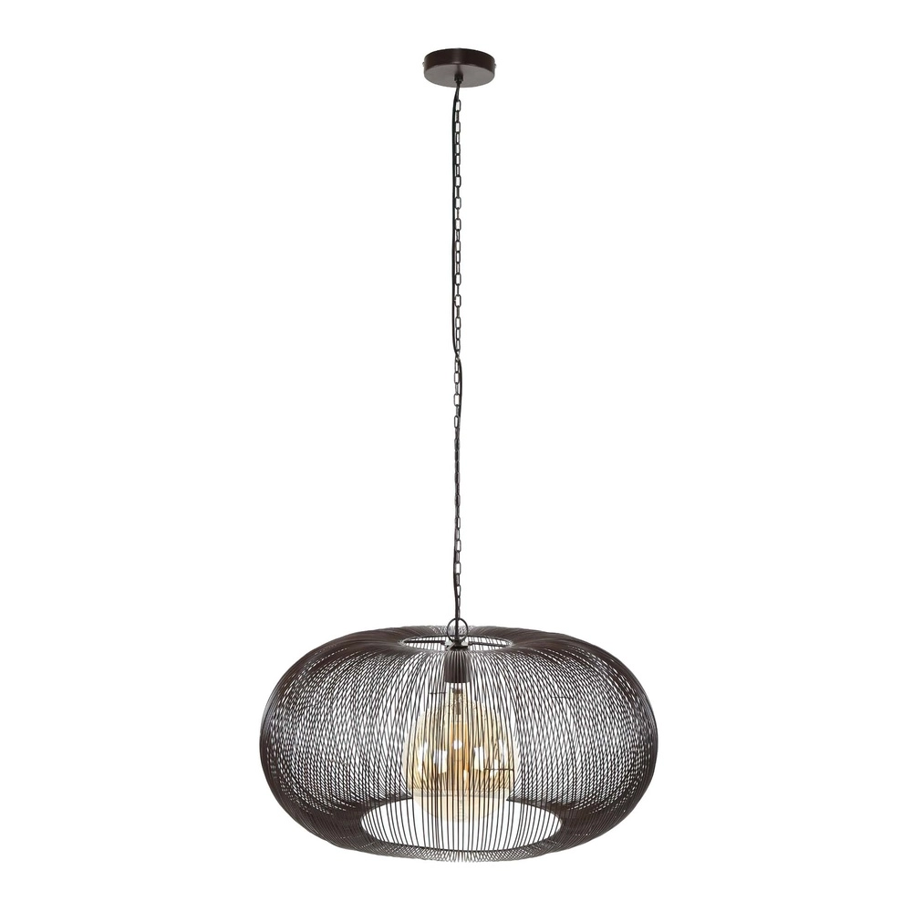 Draad hanglamp Ø 70cm Copper zwart nikkel Lyora 8716803513242
