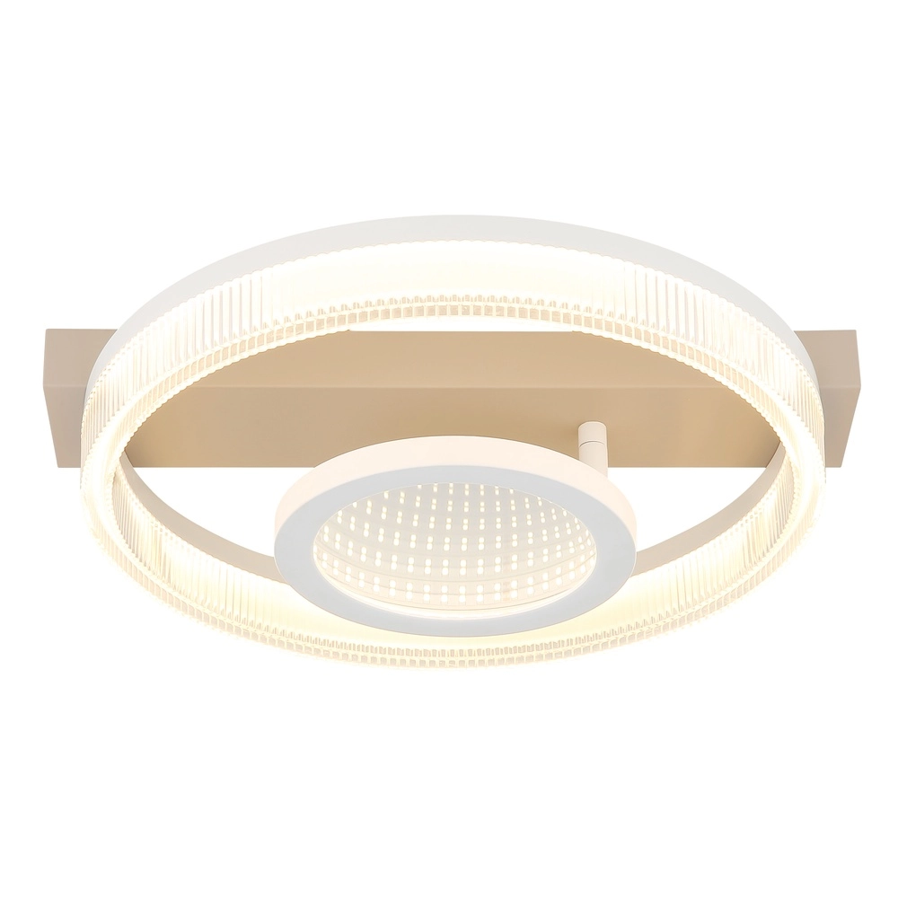 Moderne plafondlamp Zara zand bruin 36cm Globo 9007371567072