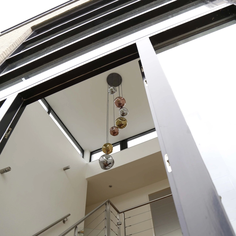Vide hanglamp Stellar 7 glazen bollen Lyora 8716803511699