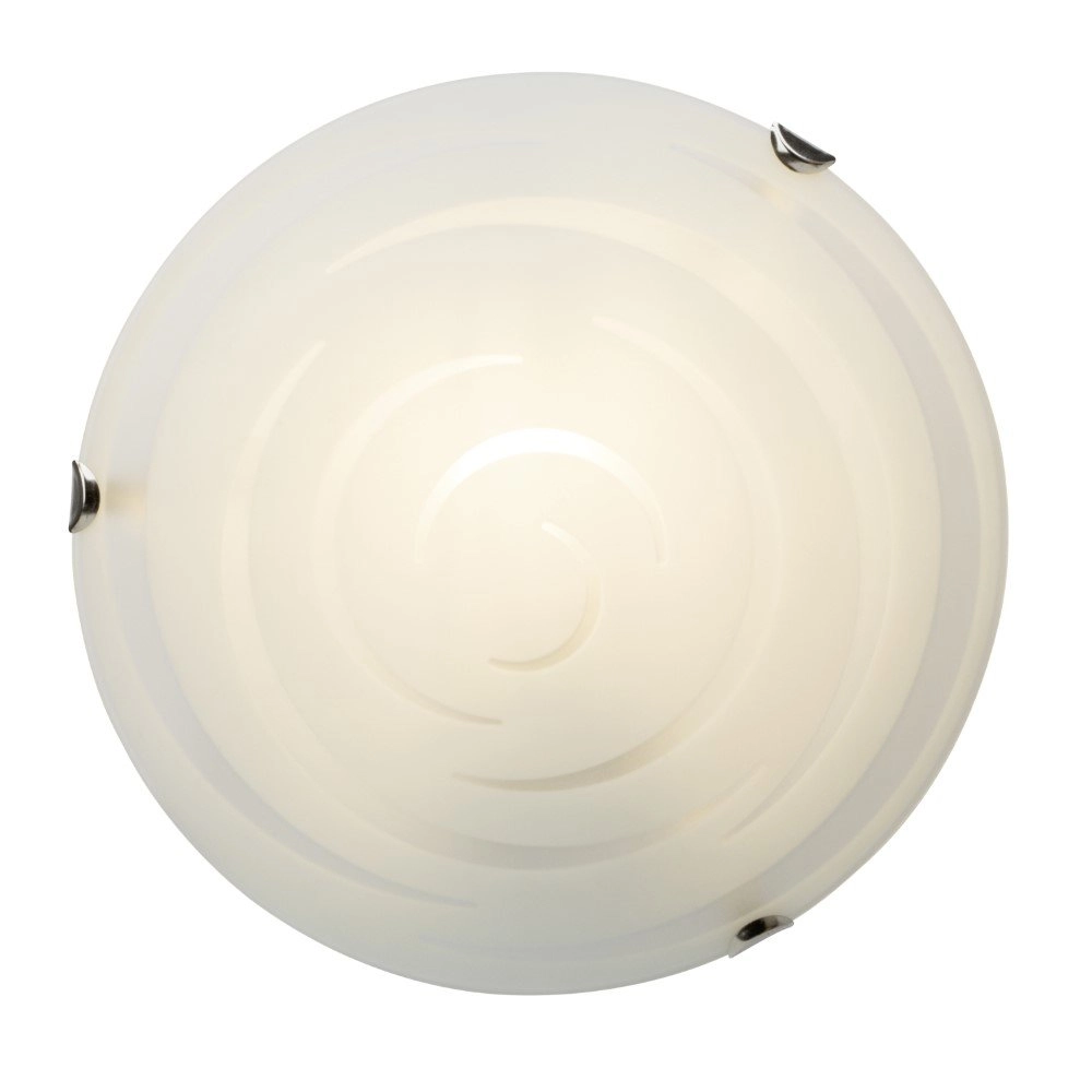 Tijdloze plafondlamp Melania Ø 25cm structuur wit Brilliant 4004353261633