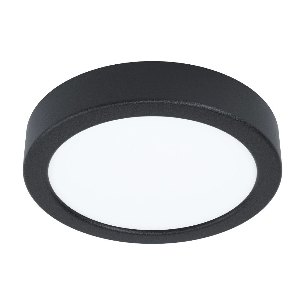 Led plafondlamp Fueva 5 10w - 4000K - Ø16cm zwart Led plafondlamp Fueva 5 10w - 4000K - Ø16cm zwart
