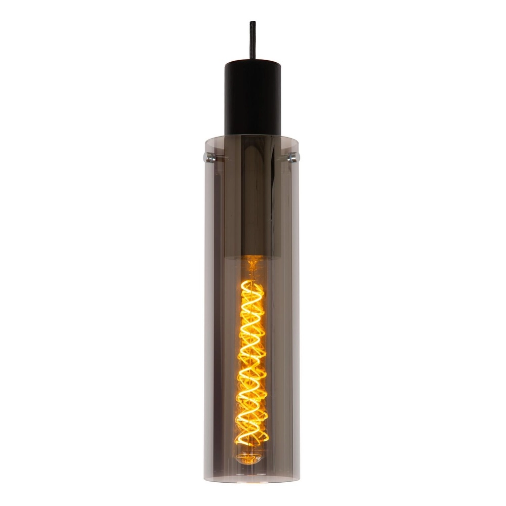 3-lichts hanglamp Orlando smoke glas Lucide 5411212740731