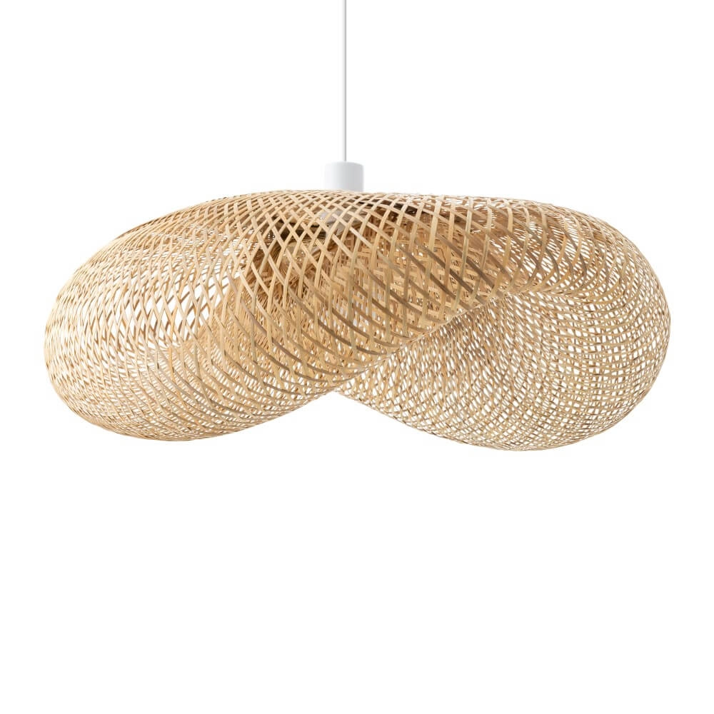 Hanglamp Havana L rotan Ø 80cm Lyora 5903139113977