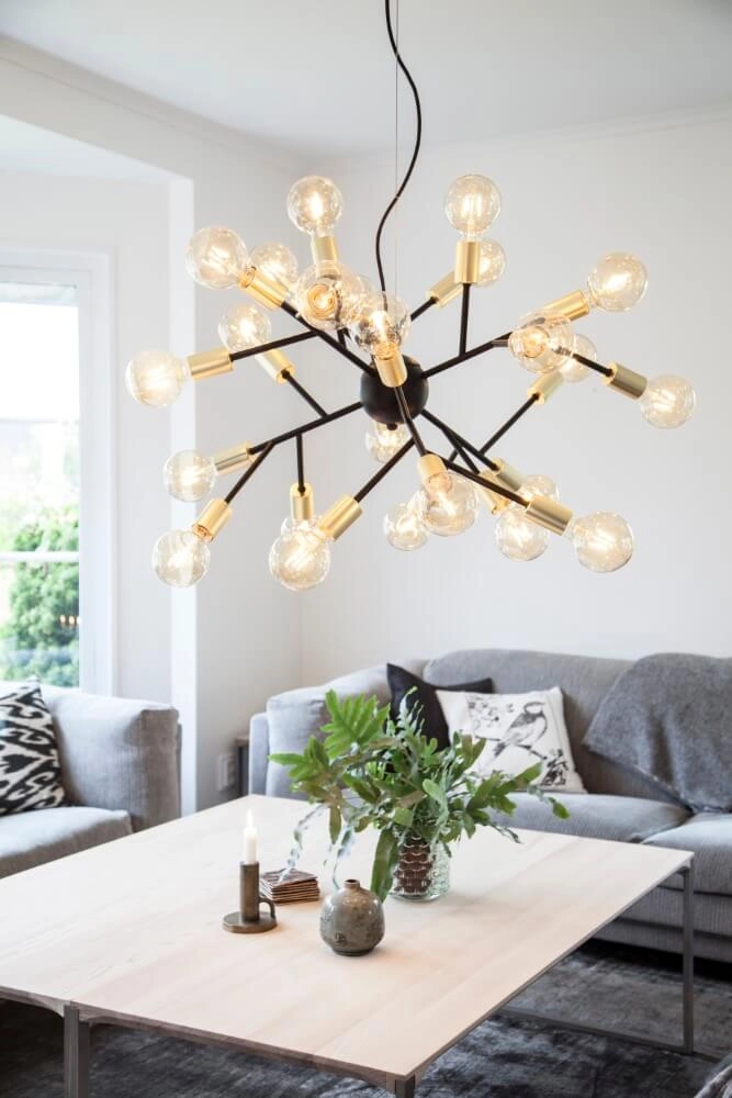 Plafondlamp Heroes mat zwart 80cm By Rydéns 7391741004659