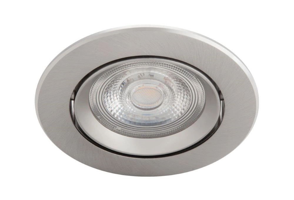 Led inbouwspot Sparkle 5w - 2700K - 8,5cm metaalgrijs Led inbouwspot Sparkle 5w - 2700K - 8,5cm metaalgrijs