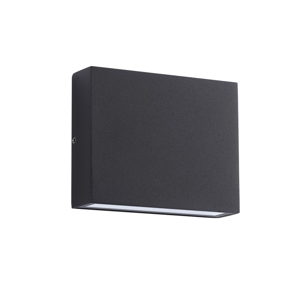 Strakke wandspot Tick up en downlighter zwart Lyora 5212017453631