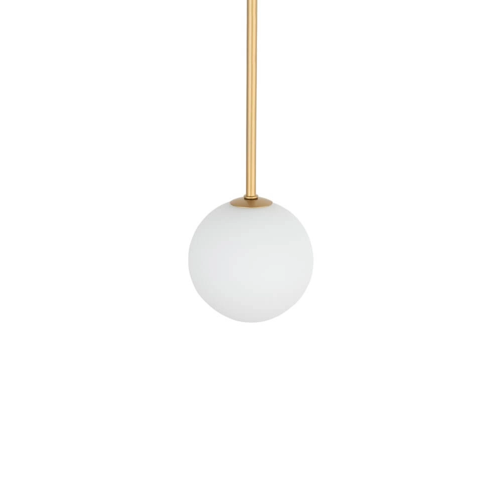Glazen plafondlamp Kier M goud - 96cm Lyora 5903139103060