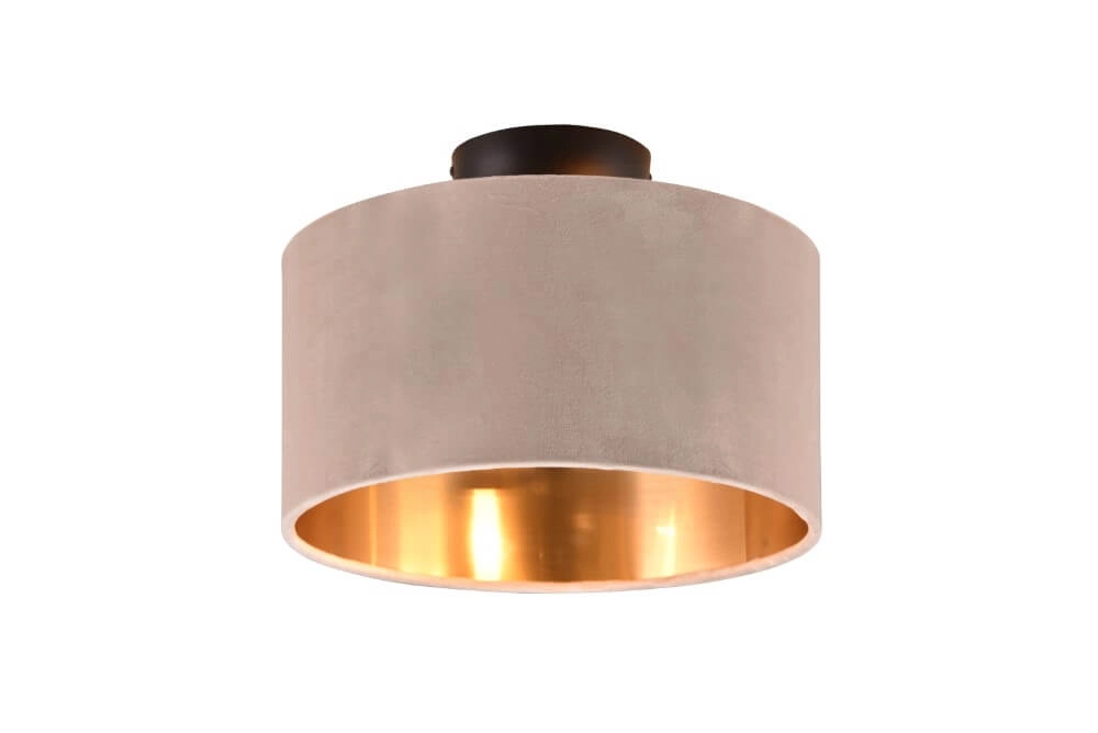 Plafondlamp Julieta fluwele kap Trio 4017807574128