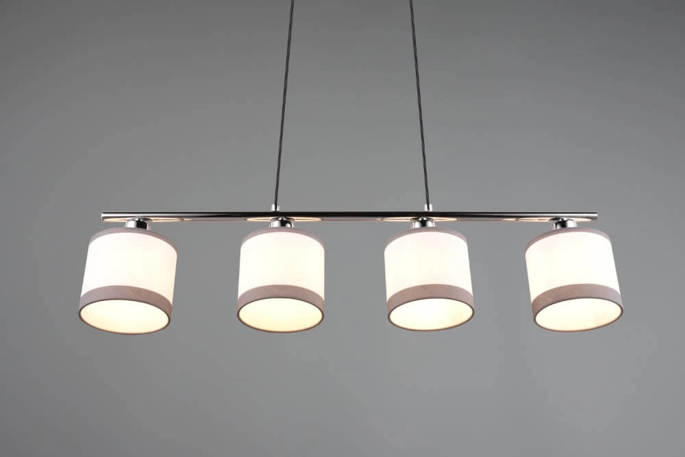 Hanglamp Davos wit 4-lichts Trio 4017807574265