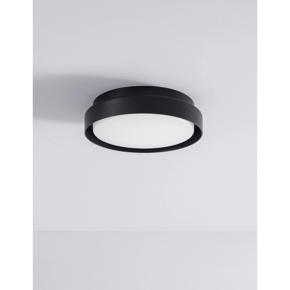 Plafondlamp Oliver Ø 27cm antraciet Lyora 5212017428172