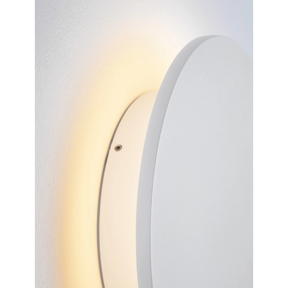 Ronde wandlamp Copper wit Ø 24cm Lyora 5212017447357