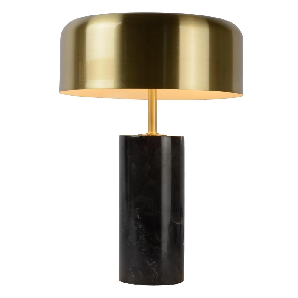 Tafellamp Mirasol zwart met goud Lucide 5411212343390