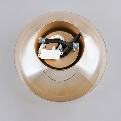 Plafondlamp Sidera amber Ø 26cm Trio 4017807697261