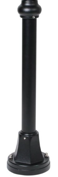 Klassieke tuinlamp Quadrana 78cm zwart Franssen 8033239342339